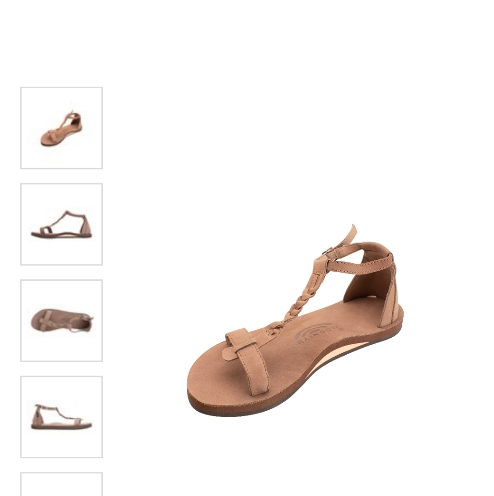 Rainbow Calafia sandals